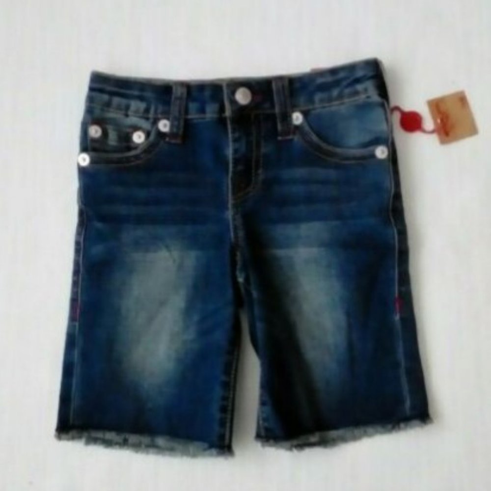 True Religion Slim Single End Shorts Little Boys